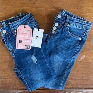 2 pairs of Girls Seven Jeans